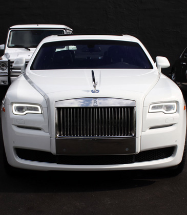 Bedford Rolls Royce Ghost Wedding