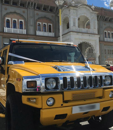 Bedford Yellow Hummer Car